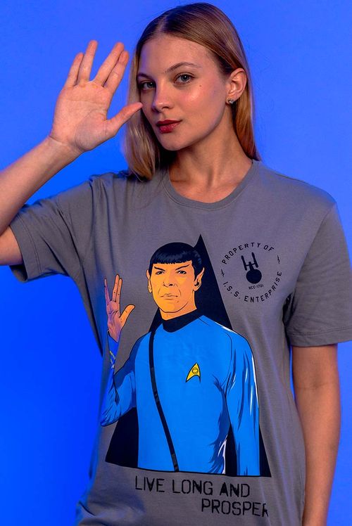 Camiseta Star Trek Live Long