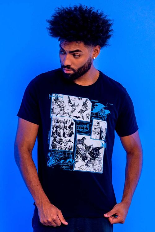 Camiseta DC Comics Batman Quadros