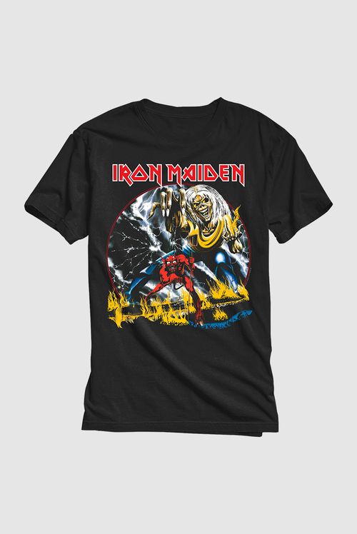 Camiseta Iron Maiden The Number Of The Beast World Tour