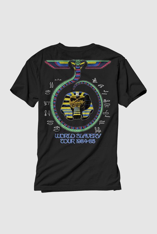 Camiseta Iron Maiden World Slavery Tour