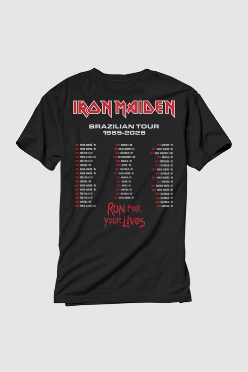 Camiseta Iron Maiden Brazilian Tour