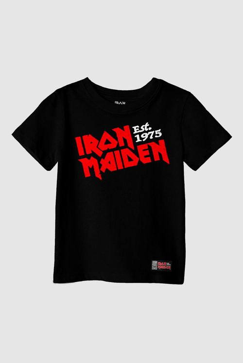 Camiseta Infantil Iron Maiden Est. 1975