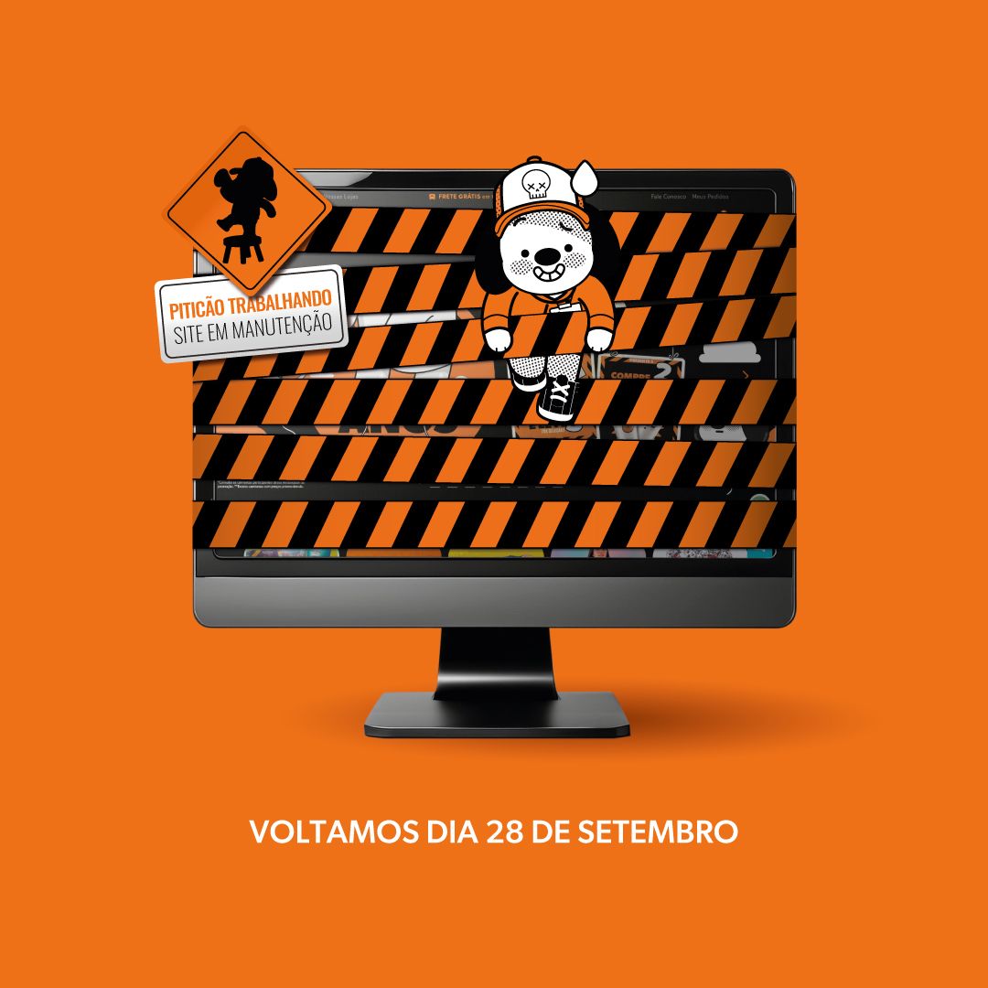 Página em manutenção